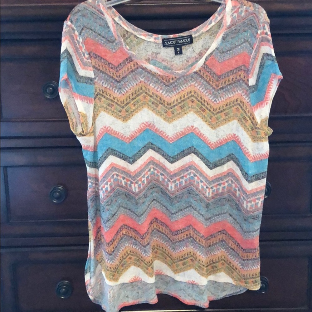 🛍 Almost Famous Lightweight Short Sleeve Sweater